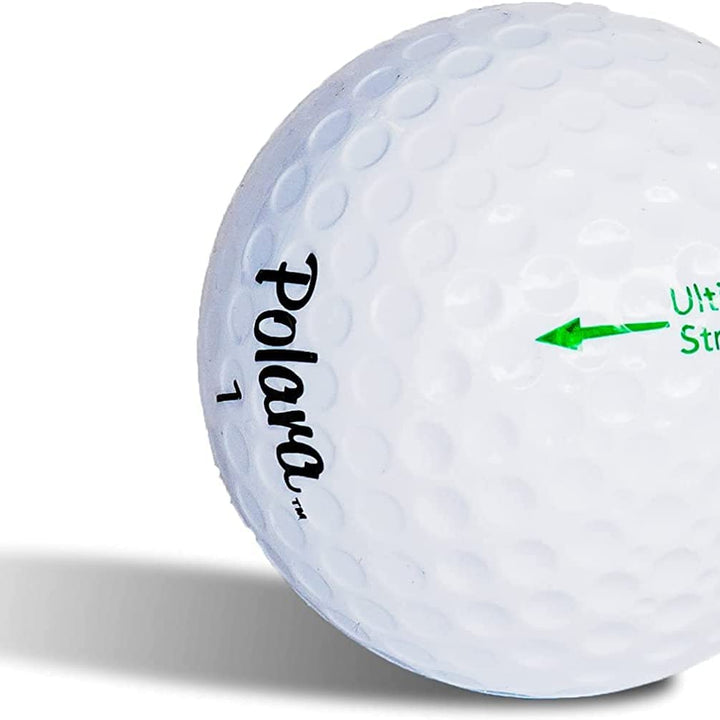 Ultimate Straight Premium Golf Balls | Hook and Slice Correction | Handicap Range 12+ | Perfect for Recreational Golfers | 1 Dozen (12-Balls) | 2Pc Construction of Central Core and Outer Cover