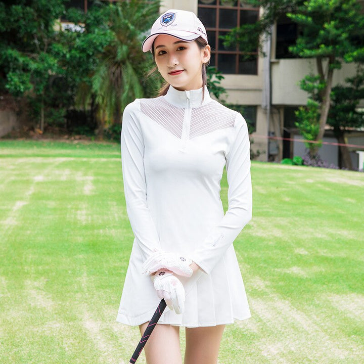 Autumn New Woman Golf Clothes Women'S Back Mesh Golf Top Elastic Golf T-Shirt Ladies Golf Wear Golf Aapparel Woman