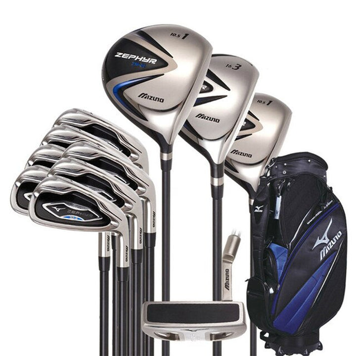 Mizuno Zephyr Men'S Golf Clubs Golf Clubs Set Graphite Shaft 11Pcs/Set Golf Driver Fairway Wood Golf Irons Golfputter with Nobag