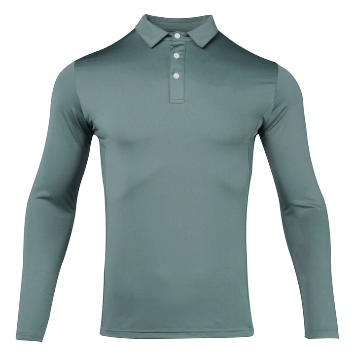 2021 New Golf Wear Long Sleeve Golf Shirt 7 Colors in Choice Leisure Fitness Quick Dry Golf Clothes Sport Male T Shirt Gym