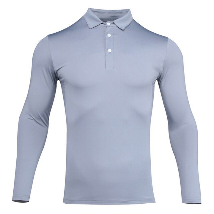 2021 New Golf Wear Long Sleeve Golf Shirt 7 Colors in Choice Leisure Fitness Quick Dry Golf Clothes Sport Male T Shirt Gym