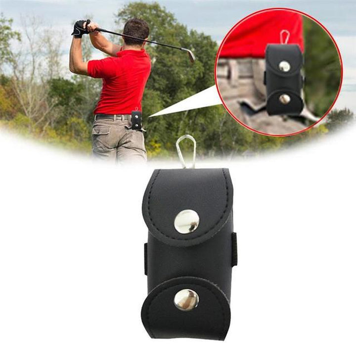 NEW PU Leather Golf Balls Bag Golfing Accessories for Fixing Golf Balls and Golf Studs Portable Golf Balls Storage Pocket