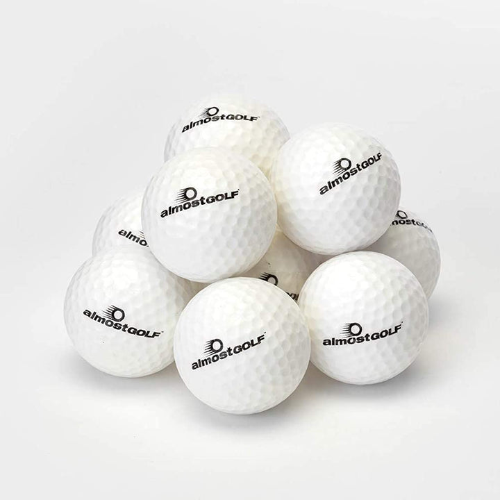 AG golf Balls - Limited Flight Practice Golf Balls - (24 Pack) -  Golf Balls Foam Golf Training Aids for Indoor or Yard Practice - Includes 24 golf Balls with 5 Liberty Tees