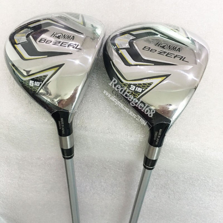 Cooyute New Golf Clubs HONMA BEZEAL 525 Golf Wood Set Driver Fairway Woods Clubs Graphite Shaft R or S Golf Shaft Free Shipping